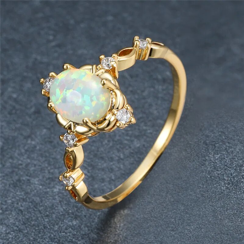 Fire Opal Ring