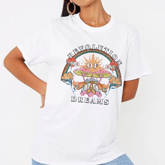 Revolution of Dreams Mystical Mushroom T Shirt