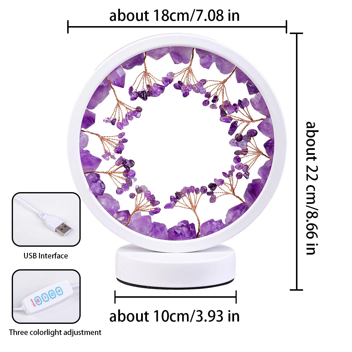 Crystal Fairy Lucky Tree Lamps