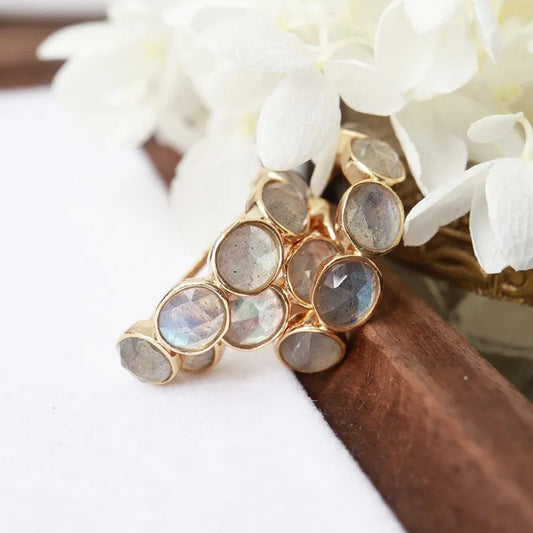 Labradorite Stones Ring