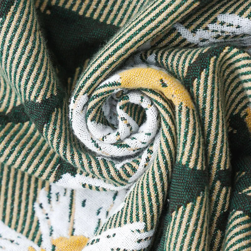 Daisies Cotton Reversible Blanket