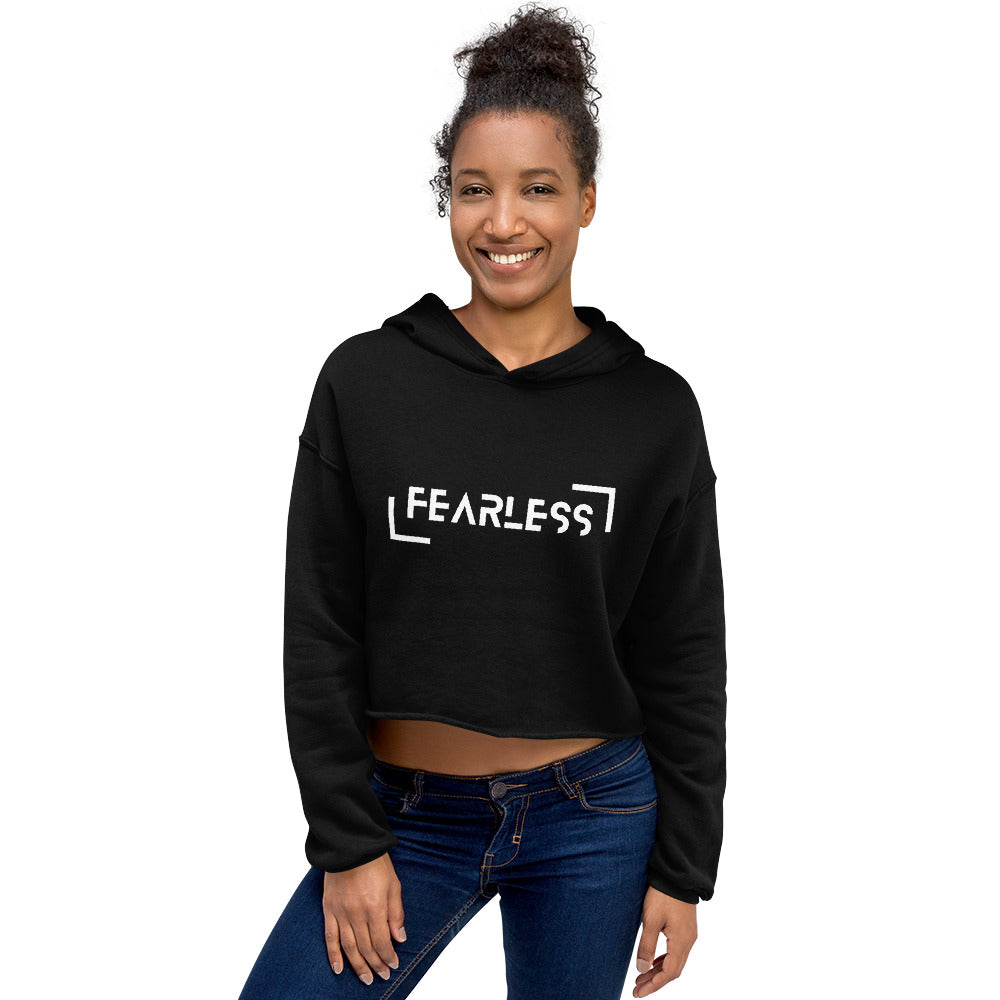 Power Words FEARLESS Crop Hoodie