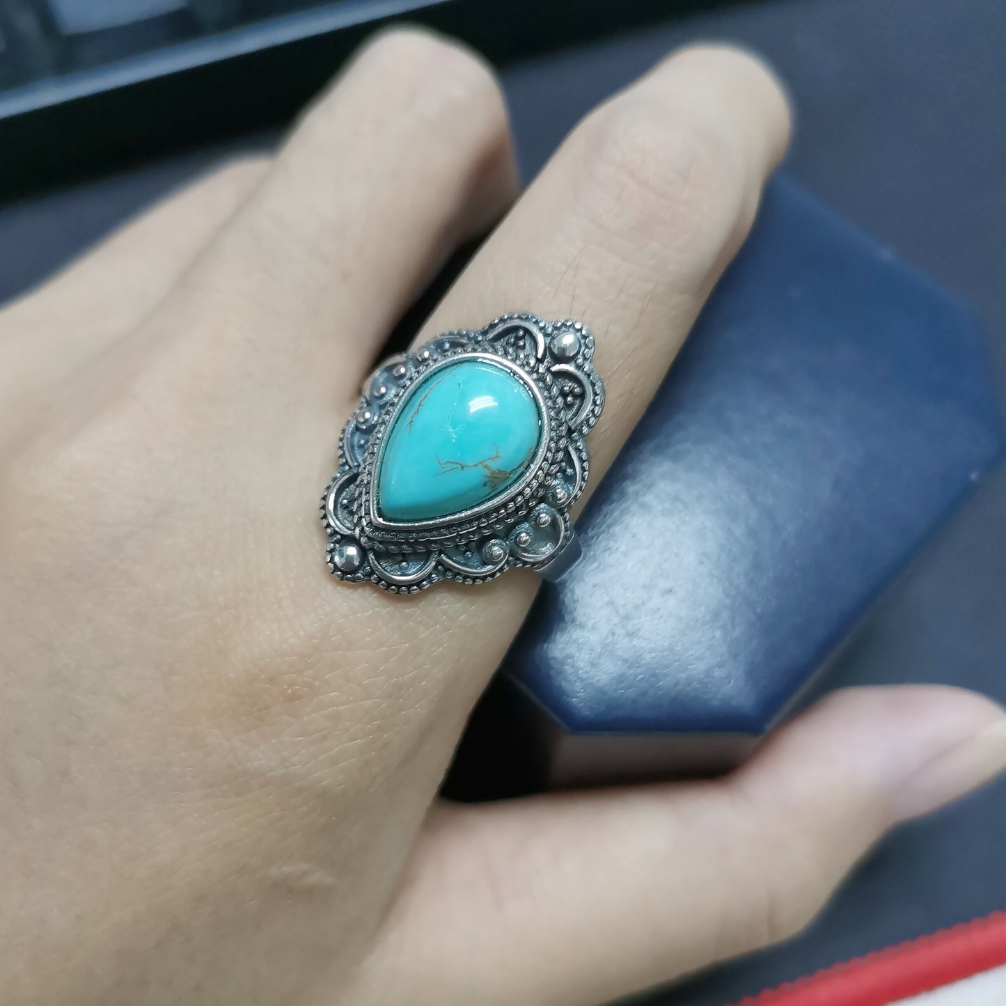Turquoise Silver Ring