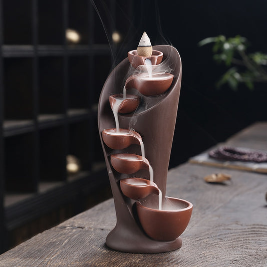 Spiral Backflow Incense Burner
