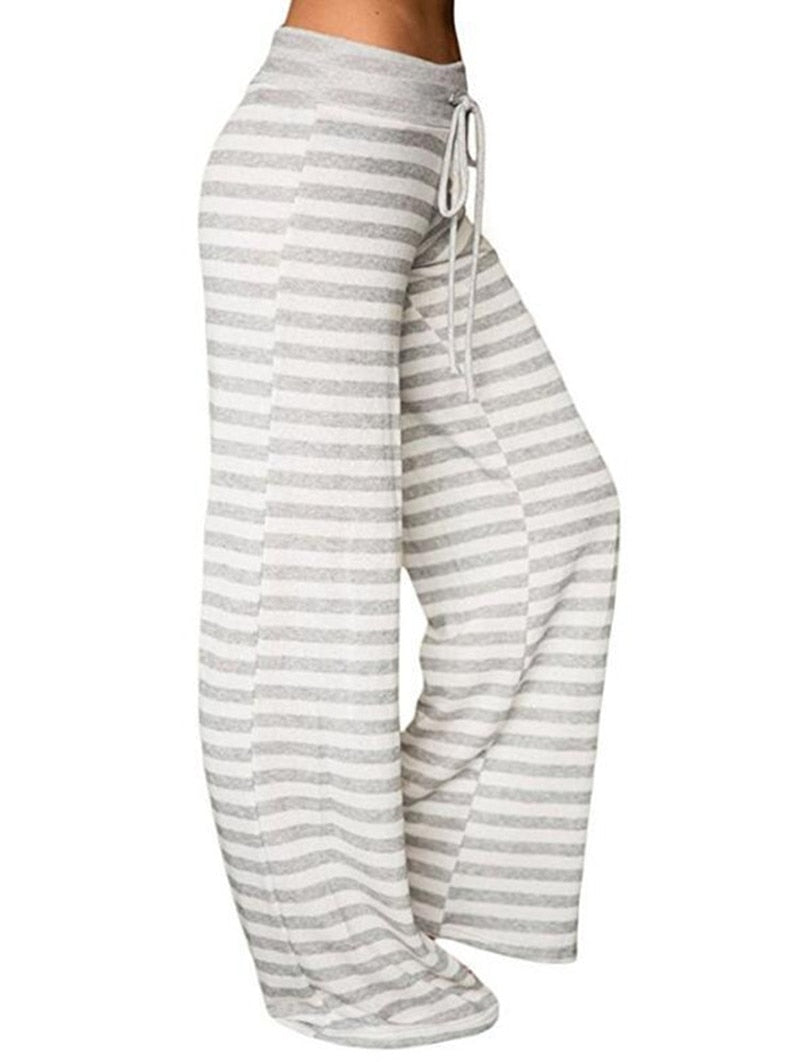 Striped Cotton Lounge Pants
