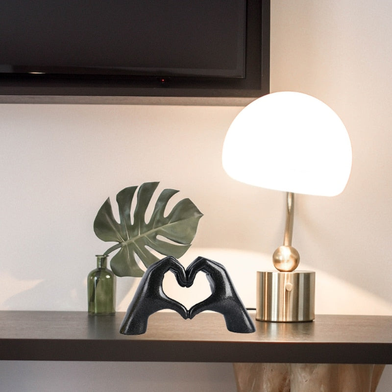 Hand Heart Figurine