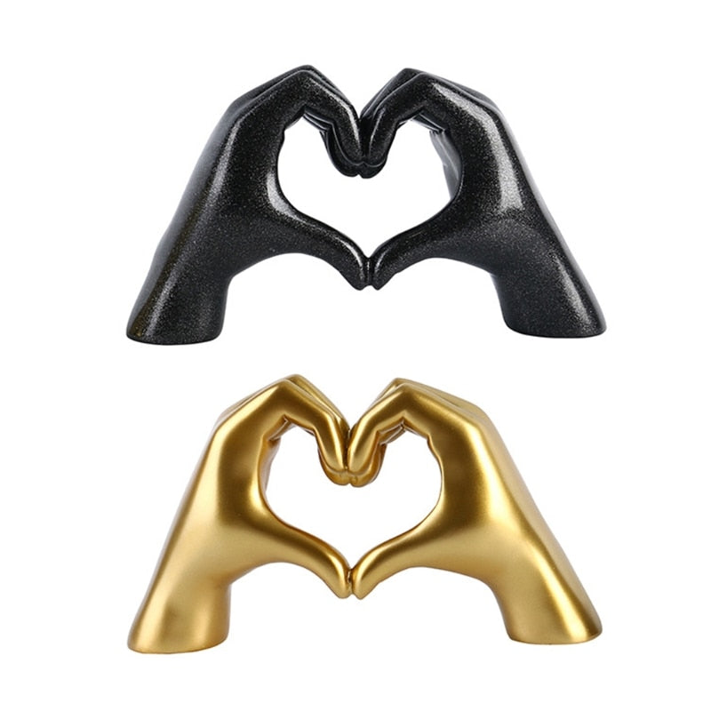 Hand Heart Figurine