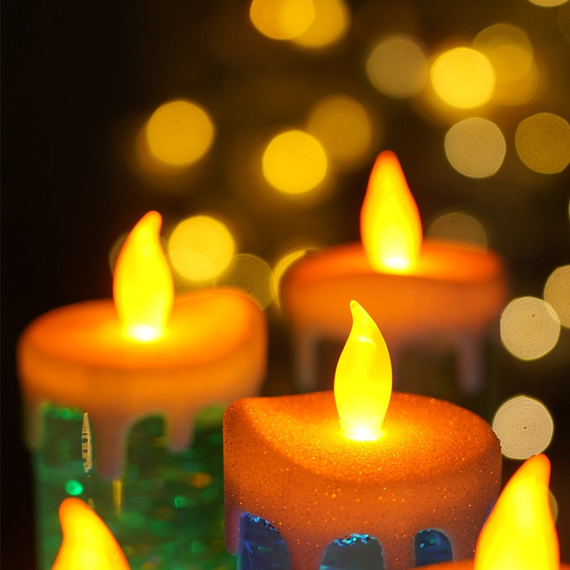 Sparkle Spin Water-Filled Flameless Candles