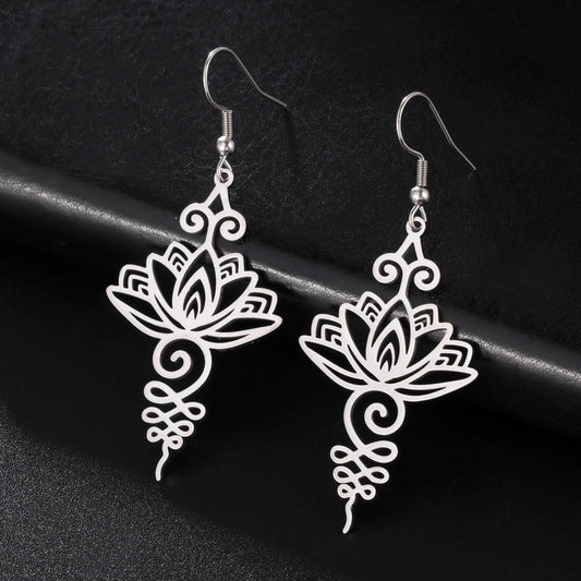 Lotus Flower Earrings