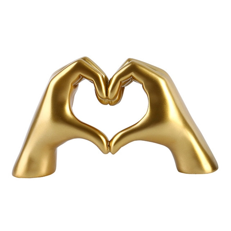 Hand Heart Figurine