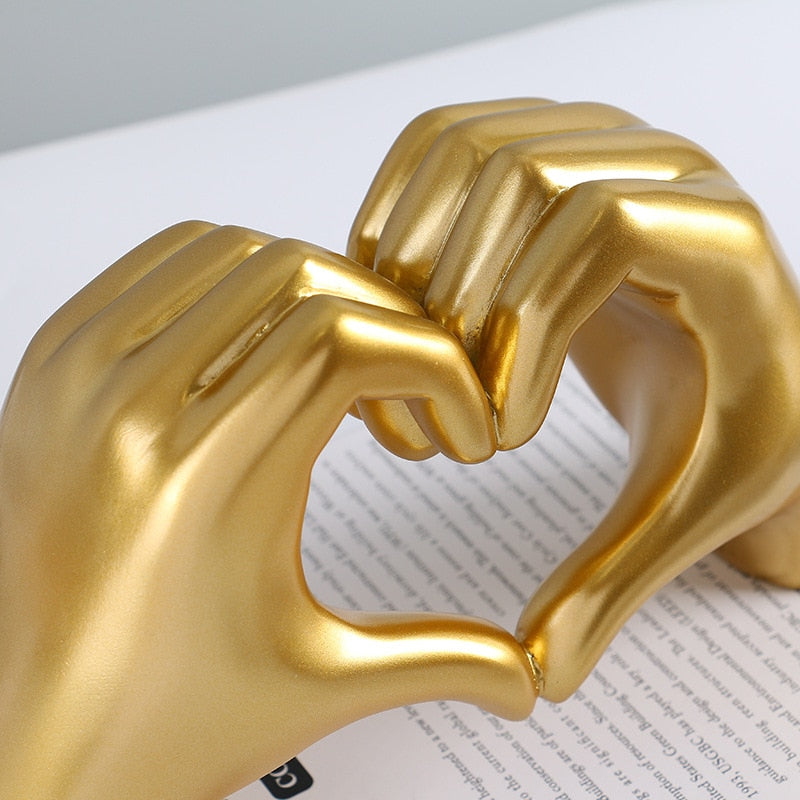 Hand Heart Figurine