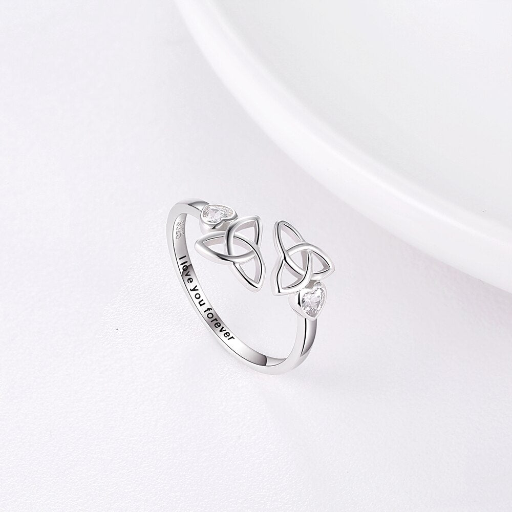 Celtic Knot Adjustable Ring