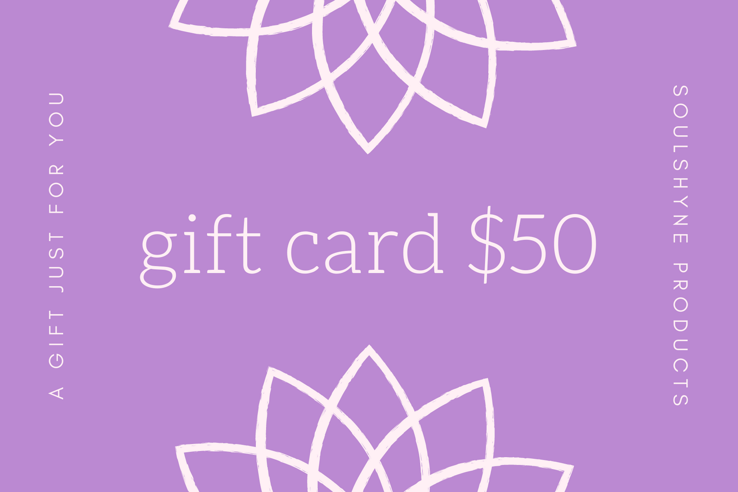 SoulShyne eGift Card - SoulShyne Products