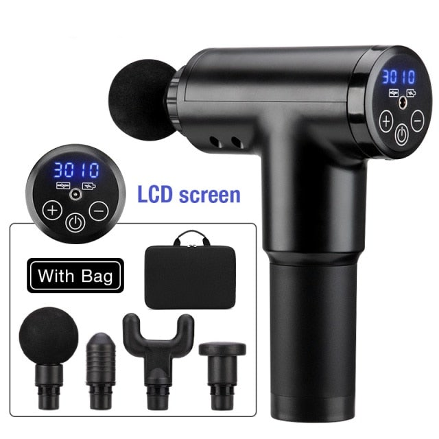 Deep Tissue Massage Gun with LCD Touch Screen