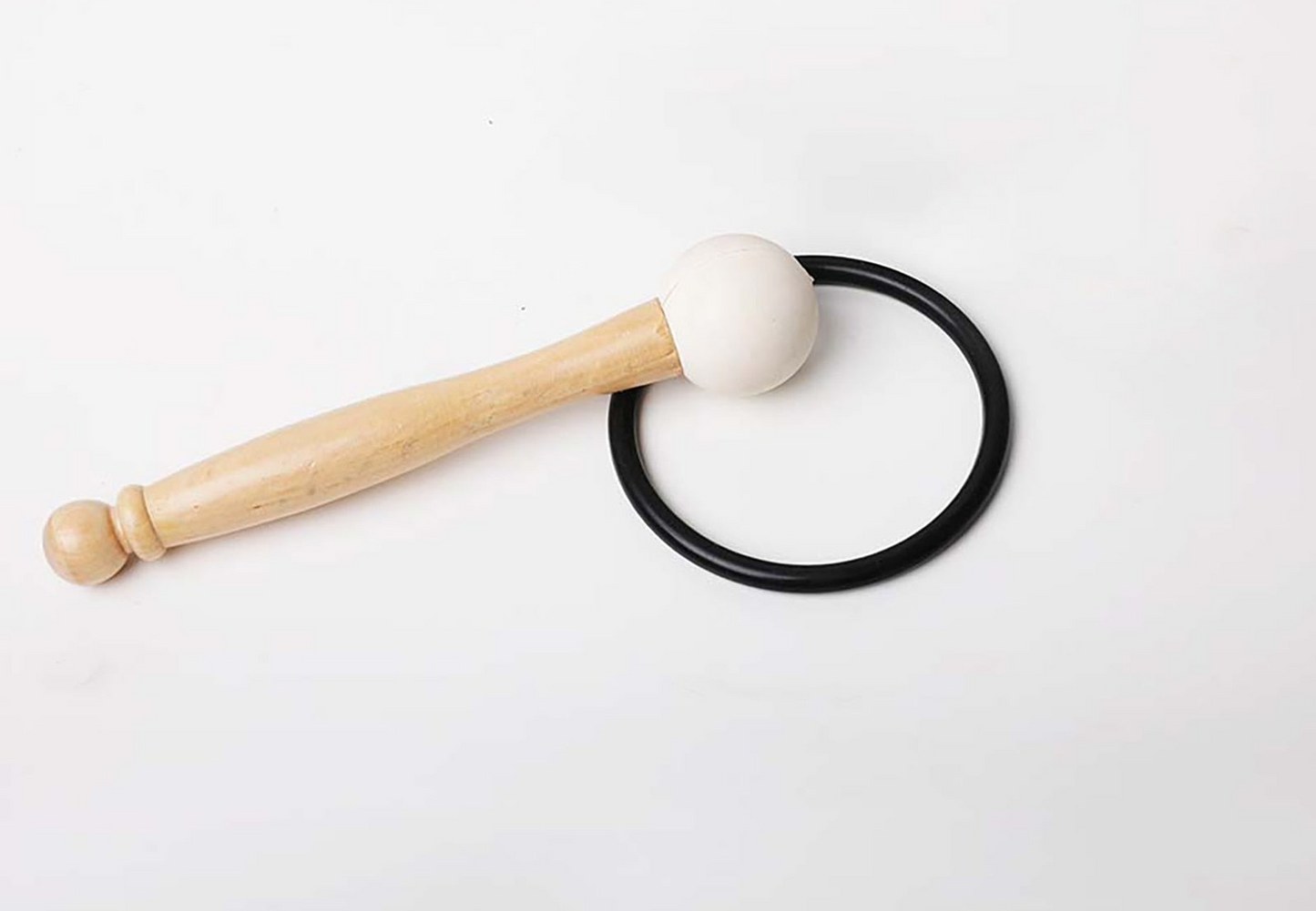 Flower of Life Black Frosted Quartz Crystal Singing Bowl