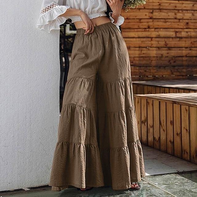 Vintage Wide Leg Trousers - SoulShyne Products