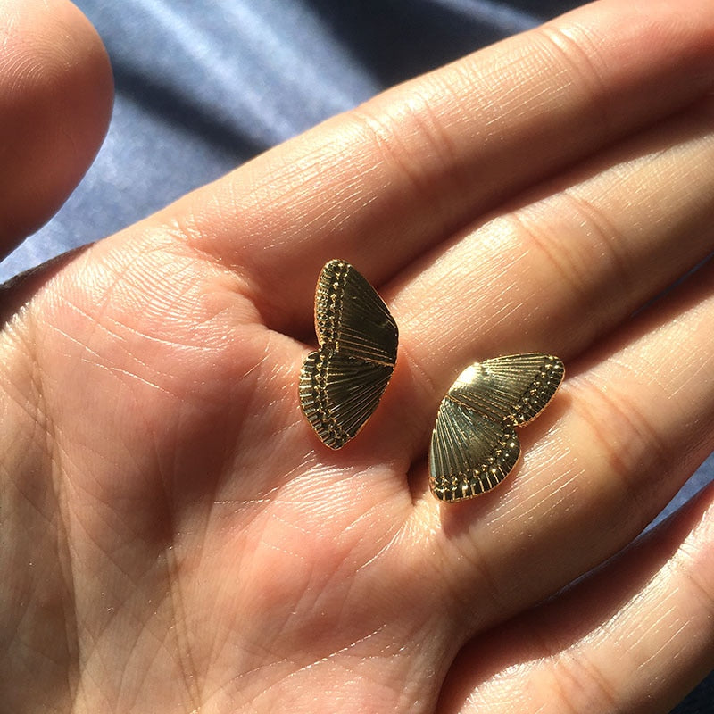 Butterfly Wings Stud Earrings