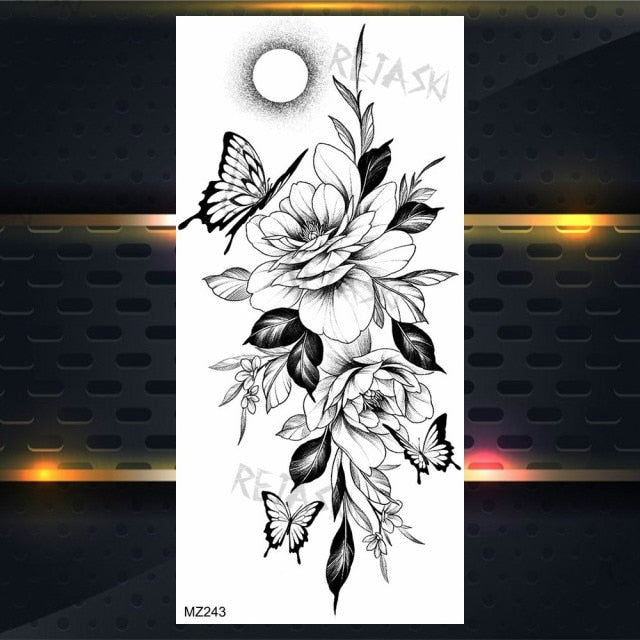 Floral Temporary Tattoos