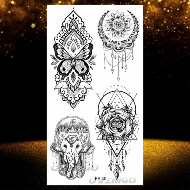 Henna Temporary Tattoos