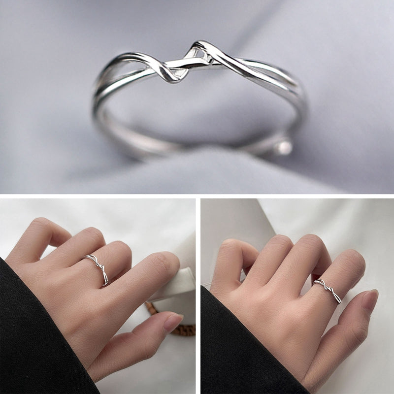 Silver Twist Ring