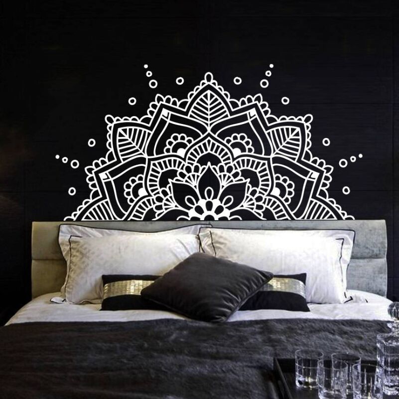 Half Mandala Wall Decal