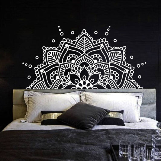 Half Mandala Wall Decal