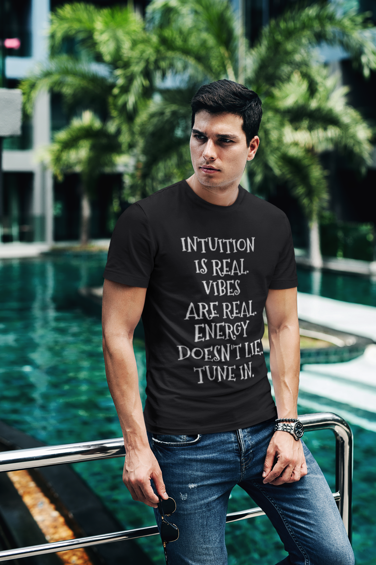 Intuition, Vibes, Energy- T-Shirt