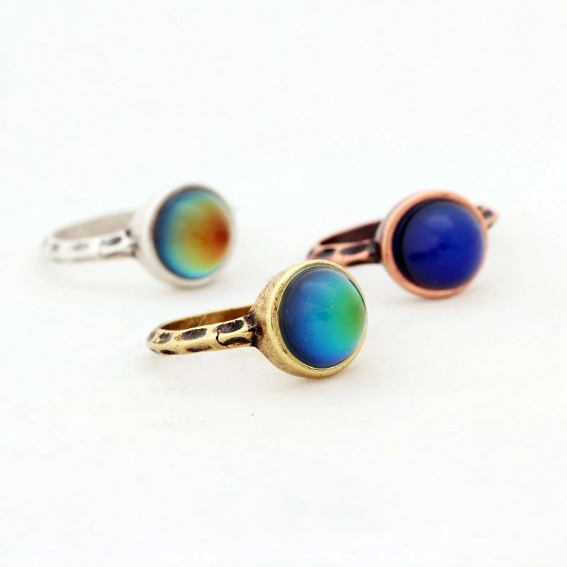 Antique Bronze Color Changing Mood Ring - SoulShyne Products