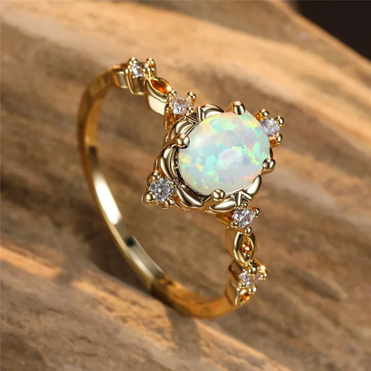 Fire Opal Ring