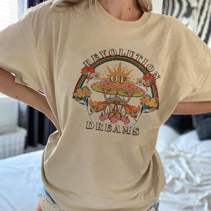 Revolution of Dreams Mystical Mushroom T Shirt