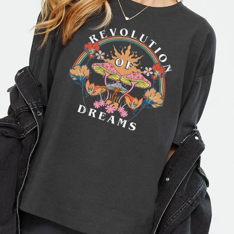 Revolution of Dreams Mystical Mushroom T Shirt