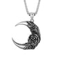 Moon & Rose Necklace