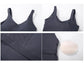 V Neck Shelf Bra Cropped Tank Top