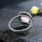 Rose Quartz Silver Ring