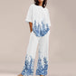 T Shirt & Wide Leg Pants Set