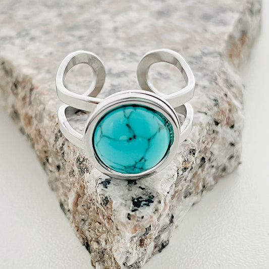 Natural Stone & Crystal Rings