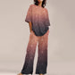 T Shirt & Wide Leg Pants Set