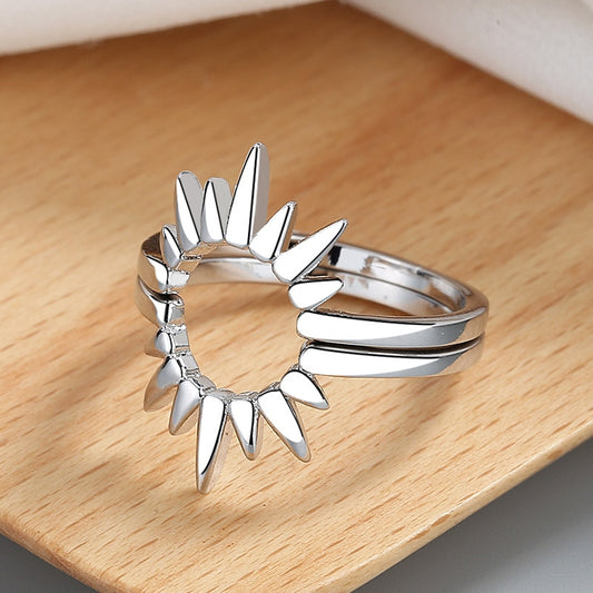 Half Sun Stackable Ring Set