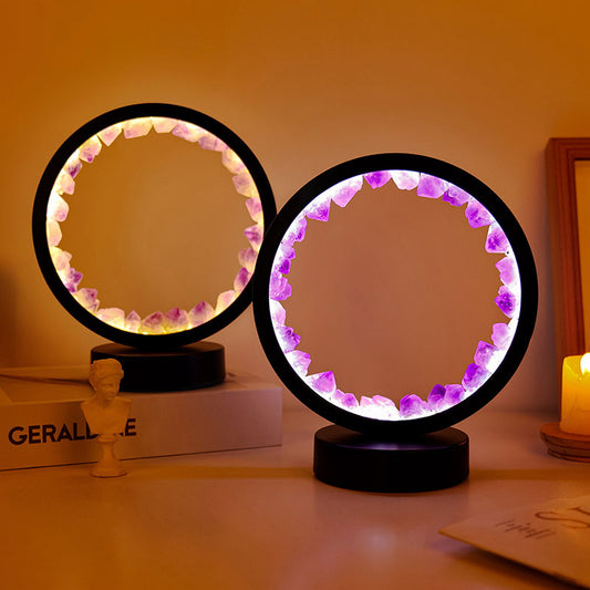 Crystal Circle Lamps