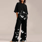 T Shirt & Wide Leg Pants Set