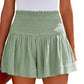 High Waist Pleated Shorts