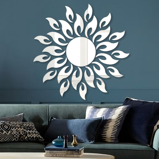 Sunflower Acrylic Mirror Wall Sticker