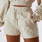 High Waist Drawstring Shorts