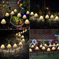 Mushroom Fairy Lights Solar Outdoor