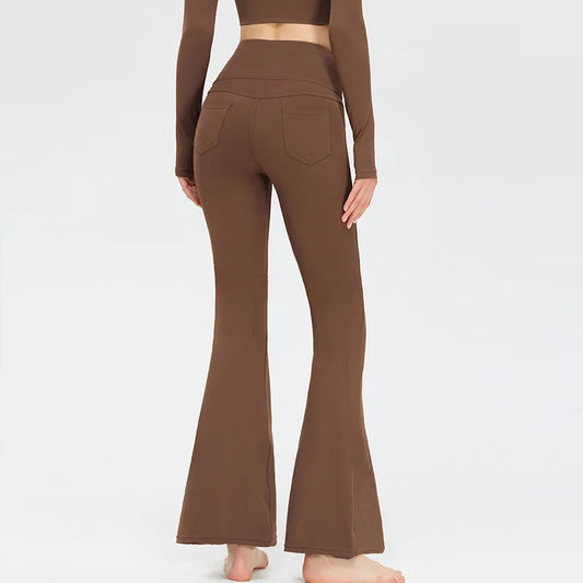 High Waist Yoga Flare Pants