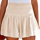 High Waist Pleated Shorts