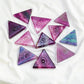 Third Eye Symbol Fluorite Crystal Triangle