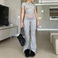 Crop Tee & Yoga Pants Lounge Set