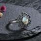 Crystal Hmong Heart Sun Ring