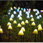 Mushroom Fairy Lights Solar Outdoor